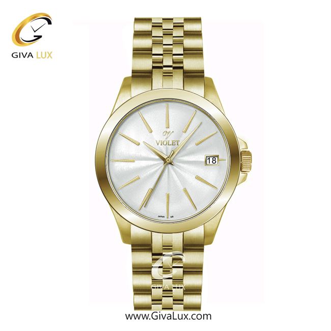 ساعت مچی اورجینال مردانه ویولت VIOLET طلایی | طلایی| نقره ای| کد رفرنس 0591/2